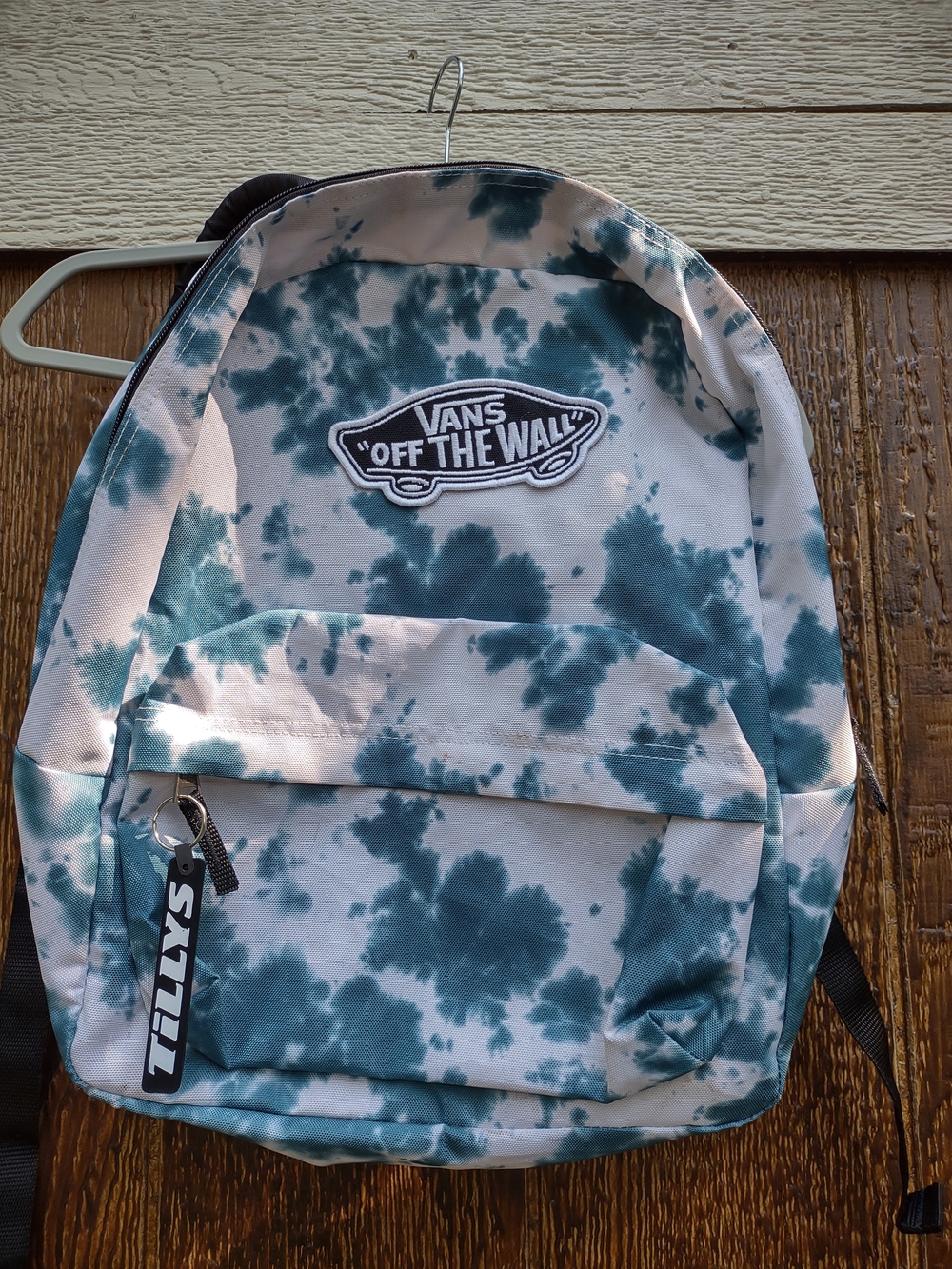 Vans Tie-Dye Backpack - White & Teal